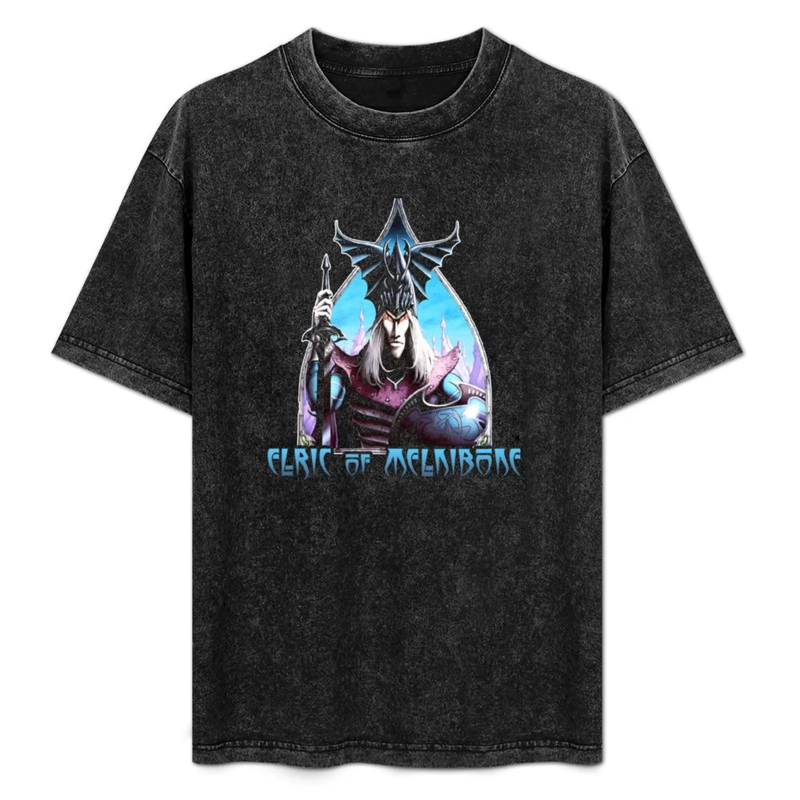 

Elric of Melnibone (For Black Shirts) T-Shirt Funny t-shirts plus size clothes anime shirt Men's t-shirts
