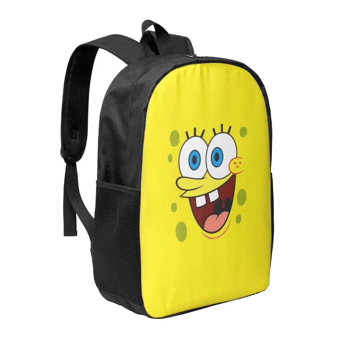 Spongebob 17-Inch Student Backpack - Comfortable and Practical Backpack for Daily Use, School, and Travel