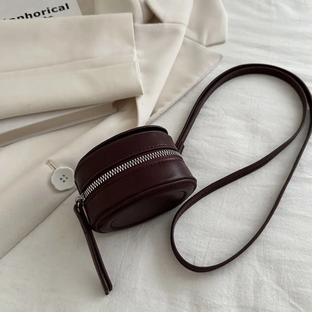 

Кошелек-органайзер из искусственной кожи на шею с зеркалом, овальный, на шнурке, для хранения губной помады, ключей, наушников, для покупок