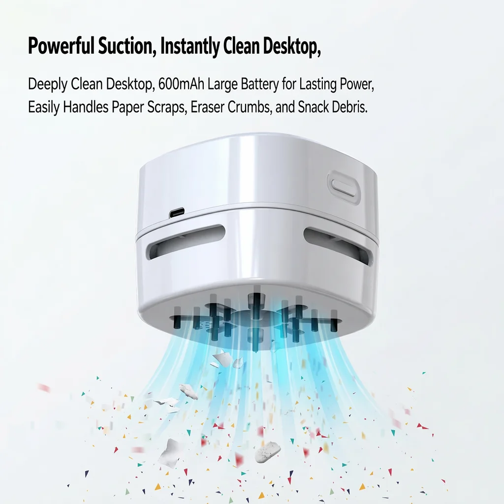 미니 데스크탑 진공 청소기, Type-C 충전 방식, - Mini Desktop Vacuum Cleaner For Eraser Dust 리뷰 및 가격