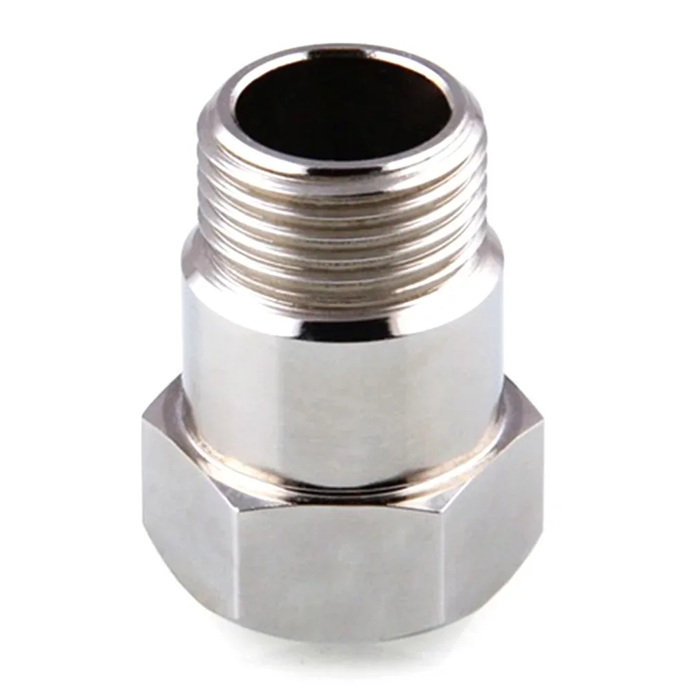 32mm Nickel Plated M18 x 1.5 Bung Adapter Lambda O2 Oxygen Sensor Isolator Extender Spacer Joints Converter Car Auto Accessories