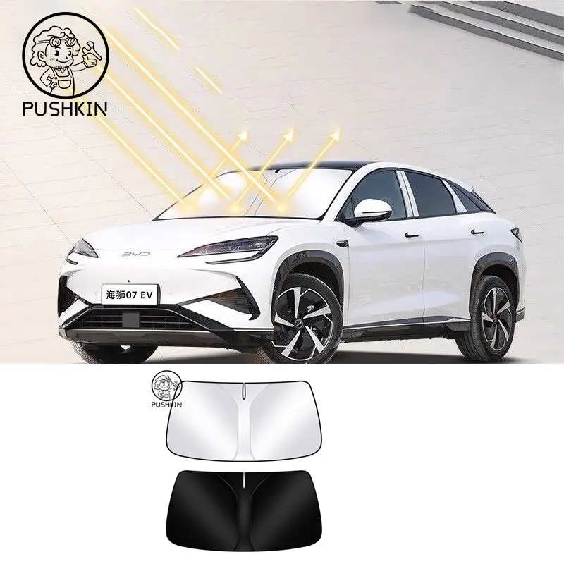 

For BYD Sealion 07 BYD Sea lion 7 2024 2025 2026 Car Windshield Sunshade Cover Anti UV Protection Auto Parts