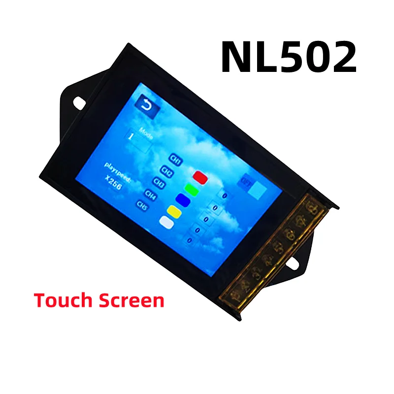 Imagem -04 - Tempo Programável Led Controller Tc420sj Tc421sj Nl502 Tc420 Tc421 Atualizado 1224v 20a 5ch Touch Screen Wifi pc Phone App Controle