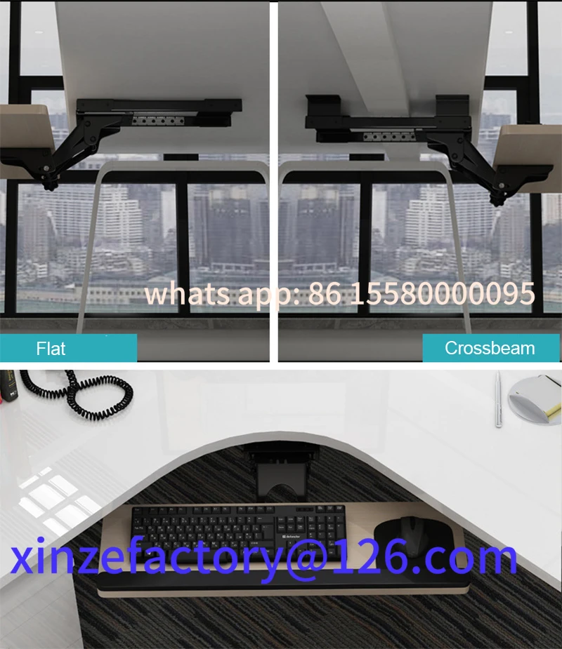 حامل لوحة مفاتيح مريح قابل للتخصيص مقاس XL مع وسادتين ماوسين للوحة مفاتيح مكتب الكمبيوتر