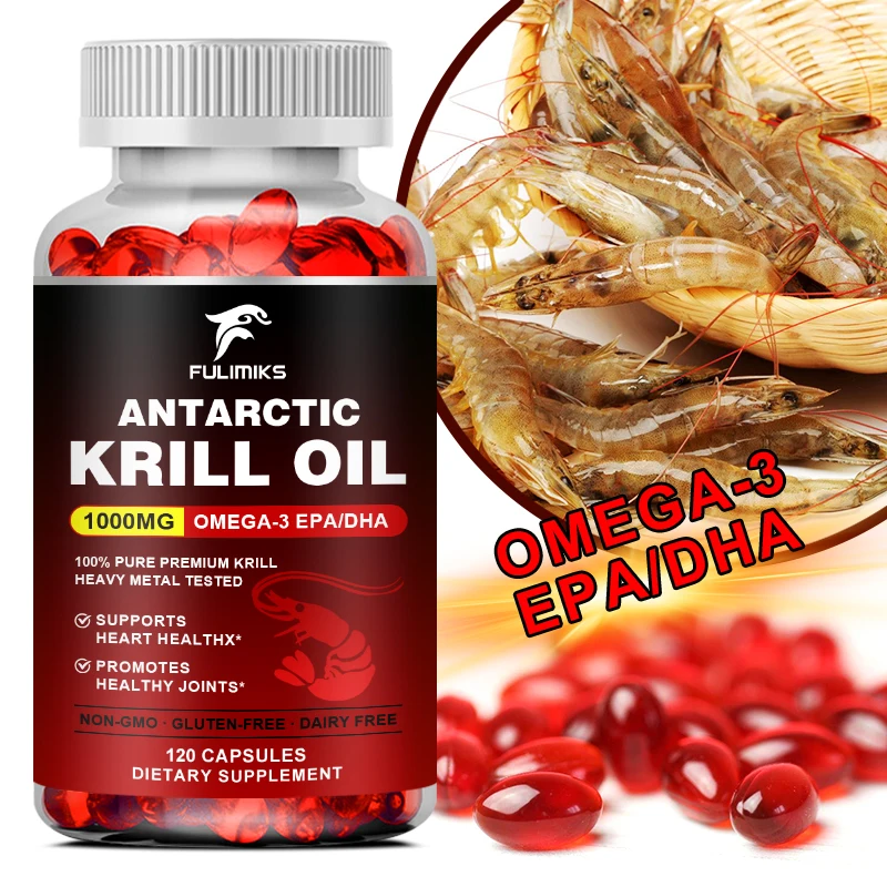 

Antarctic Krill Oil - Phospholipid Omega-3 Complex with Astaxanthin Supports Metabolism, EPA and DHA