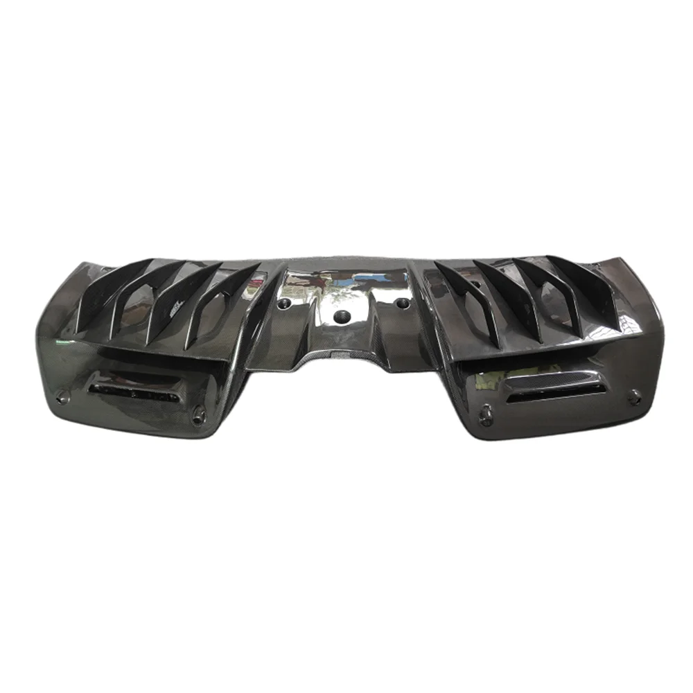 For Ferrari Upgrades OEM Style All Carbon Fiber Rear Diffuser with Rear Lip Turbulence for Ferrari SF90