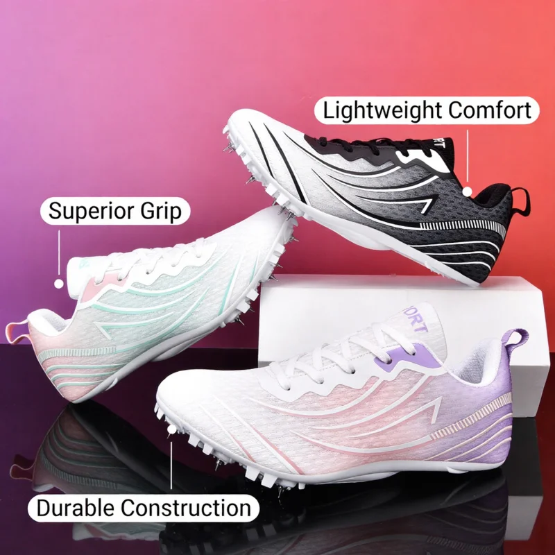 

Top Quality Youth Sport Exam Spikes Classic Brand Professional Track and Field Running Shoe Unisex Outdoor Athletic Sports Shoe