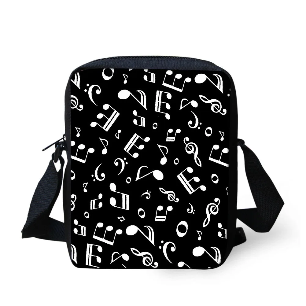 Crossbody Bags Women Cute Music Note 3D Print Messenger Bag For Girls Boys Kids Cross Body Small Flap Female Shoulder Bags 2026