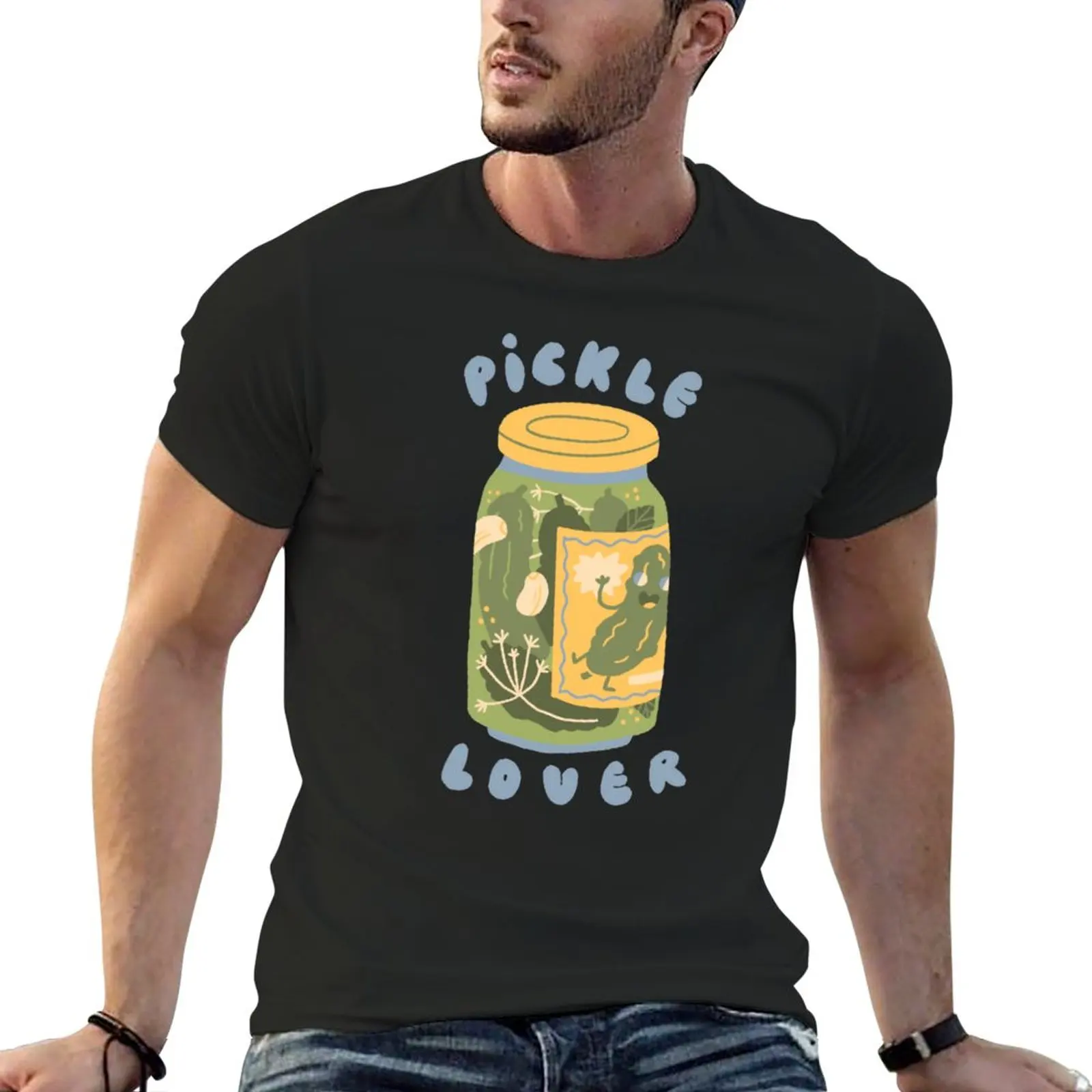 New Pickle Lover T-Shirt summer clothes blank t shirts cute tops tees mens graphic t-shirts hip hop