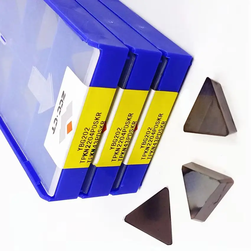 TPKN2204PDSKR YBG202/TPKN2204PDSKR YBG205/TPKN2204PDSKR YBG302/TPKN2204PDSKR YBM351 TPKN43 ZCC.CT CNC كربيد 10 قطعة/صندوق