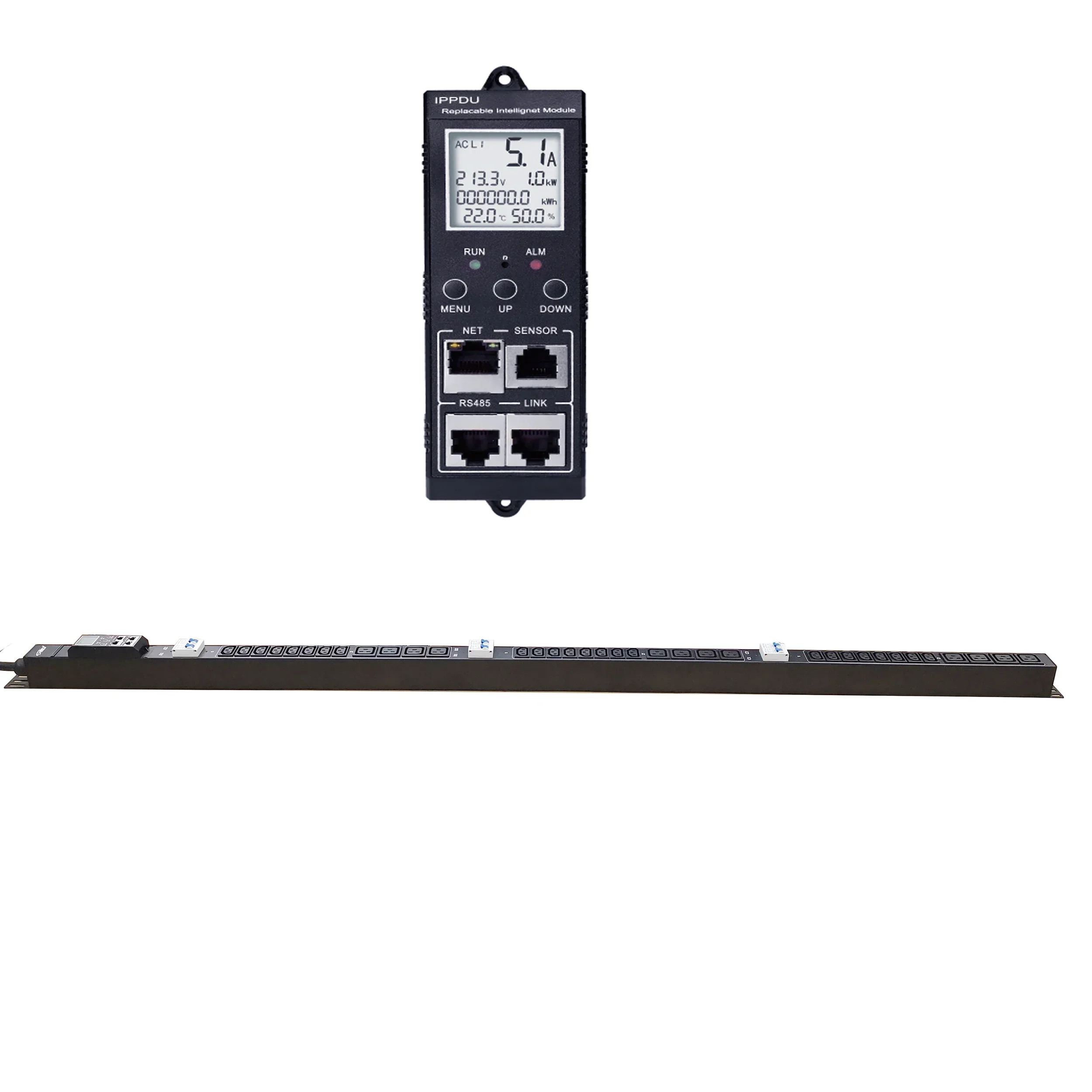 0U IEC C13 C19 Pdu IP Remote Control monited Managed Vertical Smart Meter 32A 63A PDU For Rack