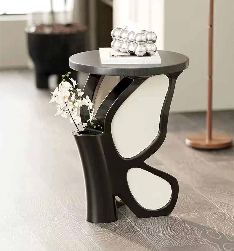 Butterfly Vase Coffee Table Vintage Living Room Floor Decoration Sofa Side Table Designer Bedside Table Housewarming Gift