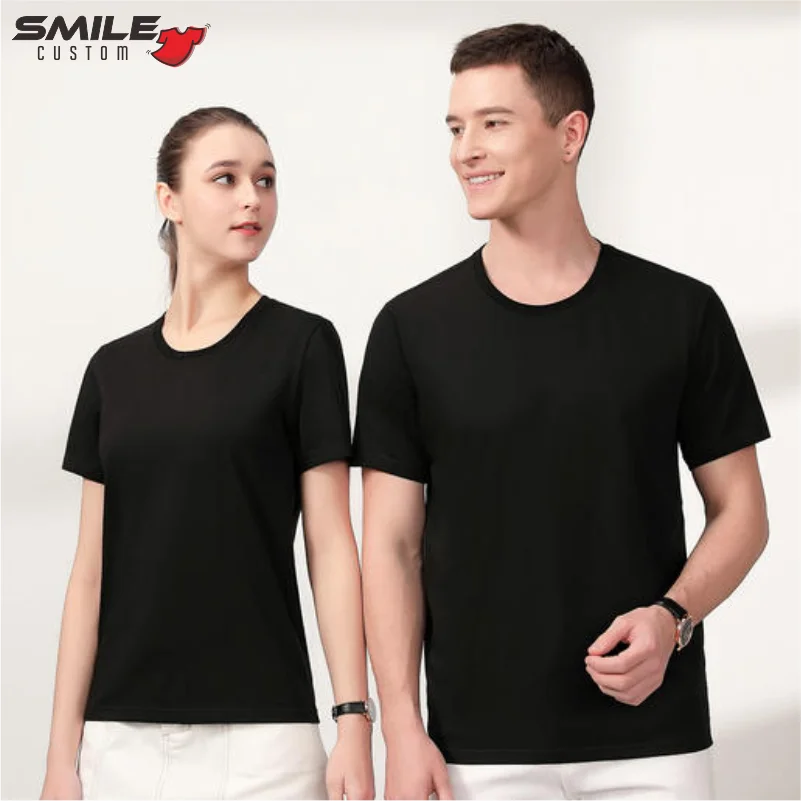 100% Cotton T-Shirt Custom Logo Casual Men's And Women's Shirt Design Personality Print Short Sleeve Tees Embroidery Brand S-5XL