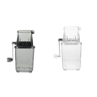 2L Ice Crusher Shaver Portable Hand Crank Ice Machine Fit For Home Ice Ice Chip Ice Manual A