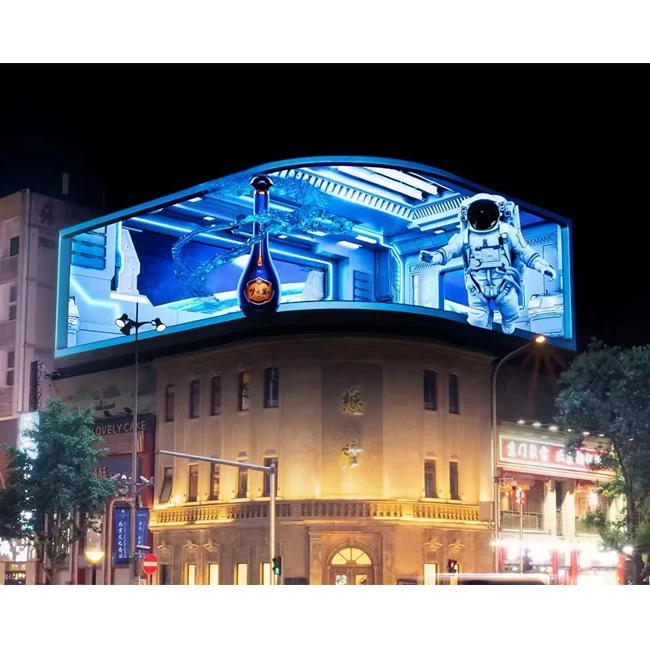 3840 هرتز/ثانية HD معدل التحديث مخصص سطوع عالية مقاوم للماء ثلاثية الأبعاد الزاوية LED جدار الفيديو في الهواء الطلق لوحة عرض إعلانات