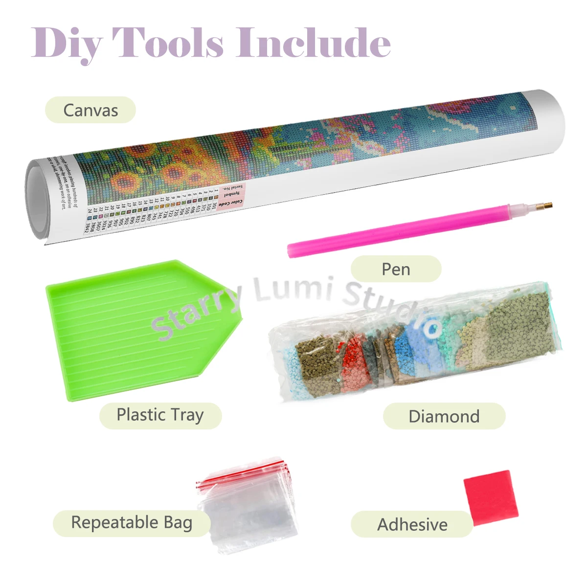 Diamond Painting Tools And Accessories Cute Dog Cross Stitch Kits Crystal Diamond Art Kit 5D Diamond Pictures Gift Drill view 4