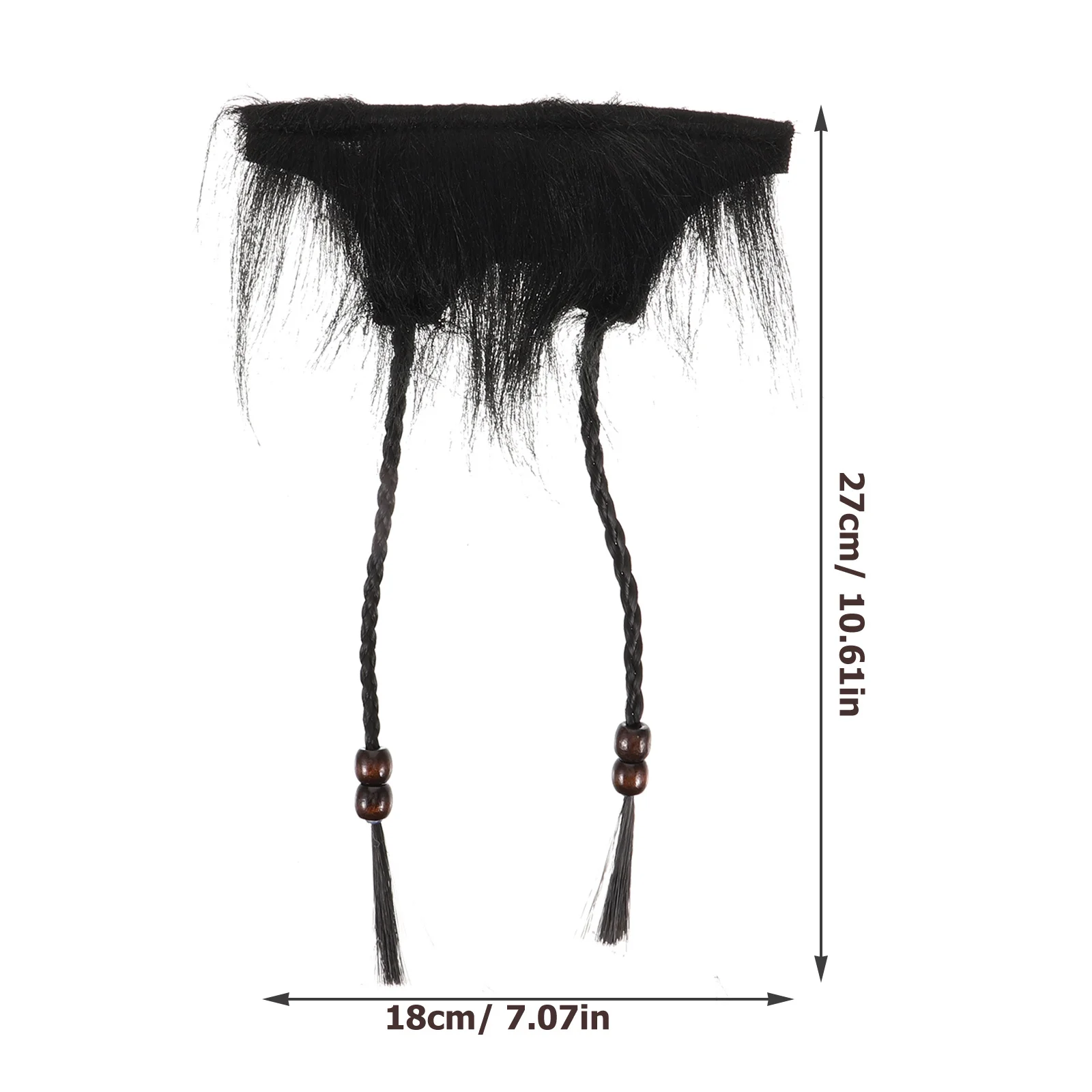 1 مجموعة طقم اللحية وهمية ل تأثيري زي القراصنة كاذبة الشارب الذقن جديلة اللحية الرجال ملحقات الحفلات اللحى وهمية ل تأثيري