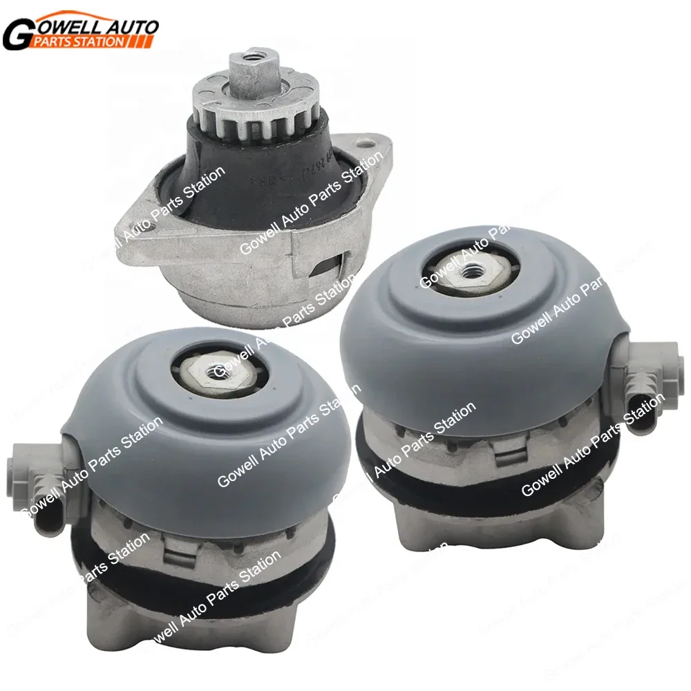 3pcs Sensor Hydro Engine Support Motor Mount Kits For Audi S8 A8 D3 3.7 4.2 5.2 6.0 V8 W12 2003-2010 4E0199381FK 4E0199381FM