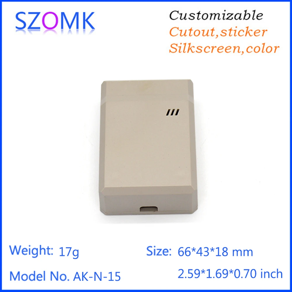 Electronics project box enclosure plastic case szomk housing shell (4 pieces) 66*43*18mm hot sales plastic instrument enclosure