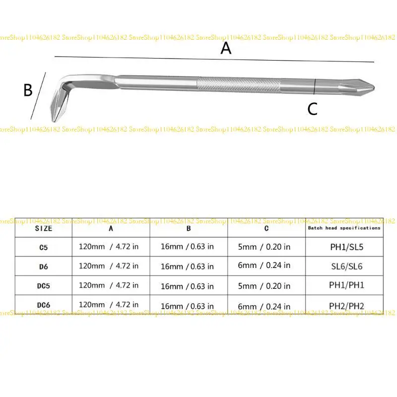 Q2Q4 L-Typ-Schraubendreher L-förmig