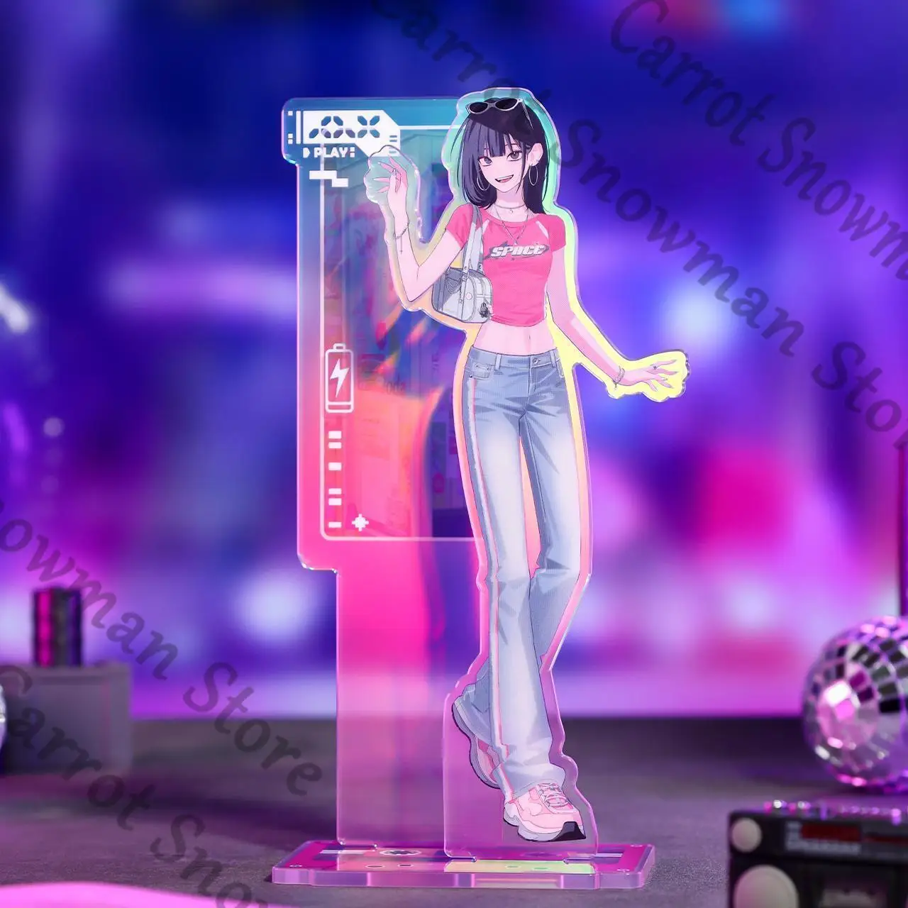 링크 클릭 Lucas Charles Qiao Ling 애니메이션 스탠딩 보드 로그인 Cospaly 장식 만화 선물