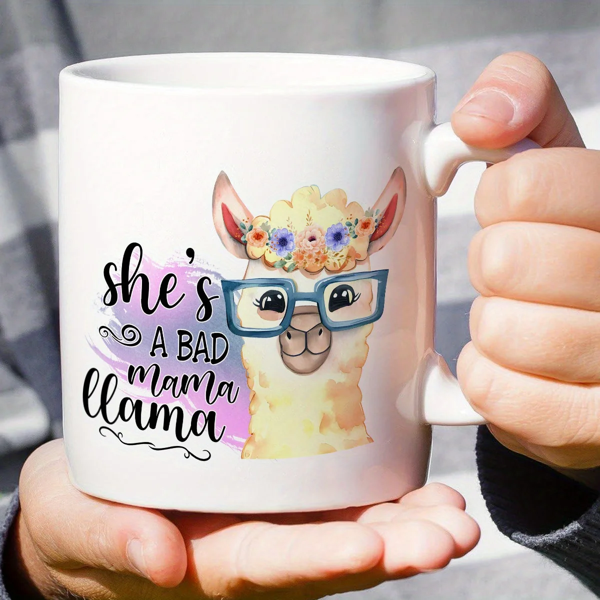 Funny Alpaca Mug 320ml – Cute Gift for Alpaca Lovers, Microwave & Dishwasher Safe