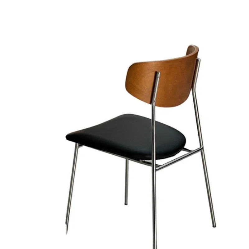 

Medieval Bauhaus style, dining chairs, imported Napa cowhide