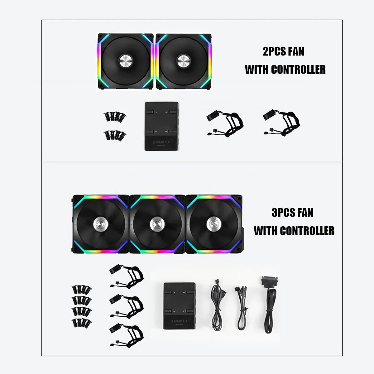 LIANLI-ventilador UNI SL120 AL120 para PC, Enfriador de carcasa de ordenador, 3 pines, 120mm, RGB, silencioso, CPU, 5V, CC, ARGB, velocidad ajustable