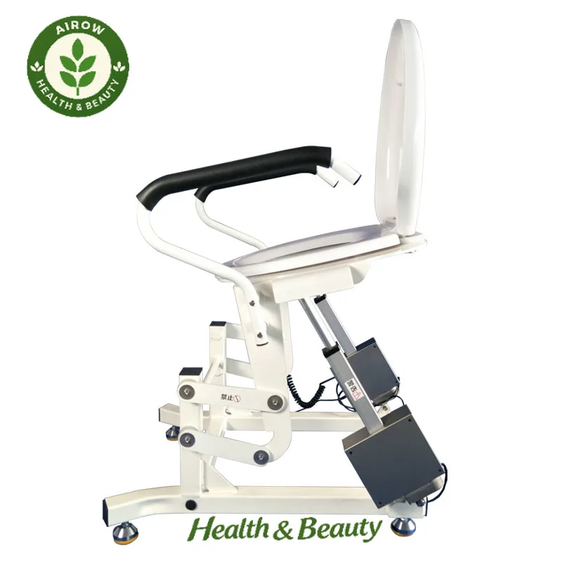 AIROW Elderly Care Equipment Patient Transfer Bath Disable Lifts Electric Toilet Seats for Homes Patients Remote Control