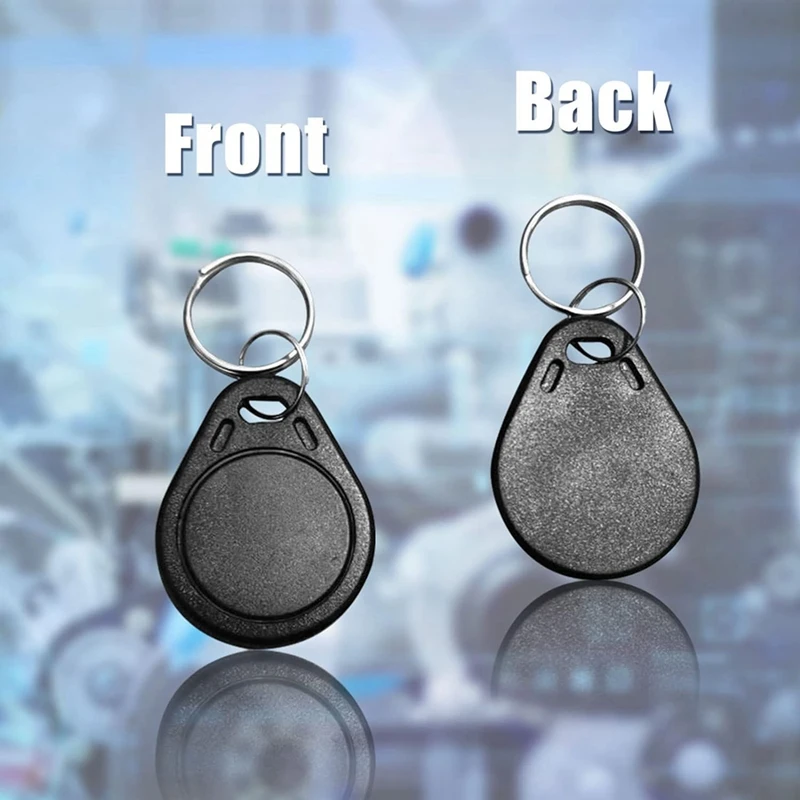Smart-50Pcs T5577 Writable 125Khz RFID Key Fob Proximity ID Card Token Tag, 125Khz RFID Writable Rewritable T5577 Fob