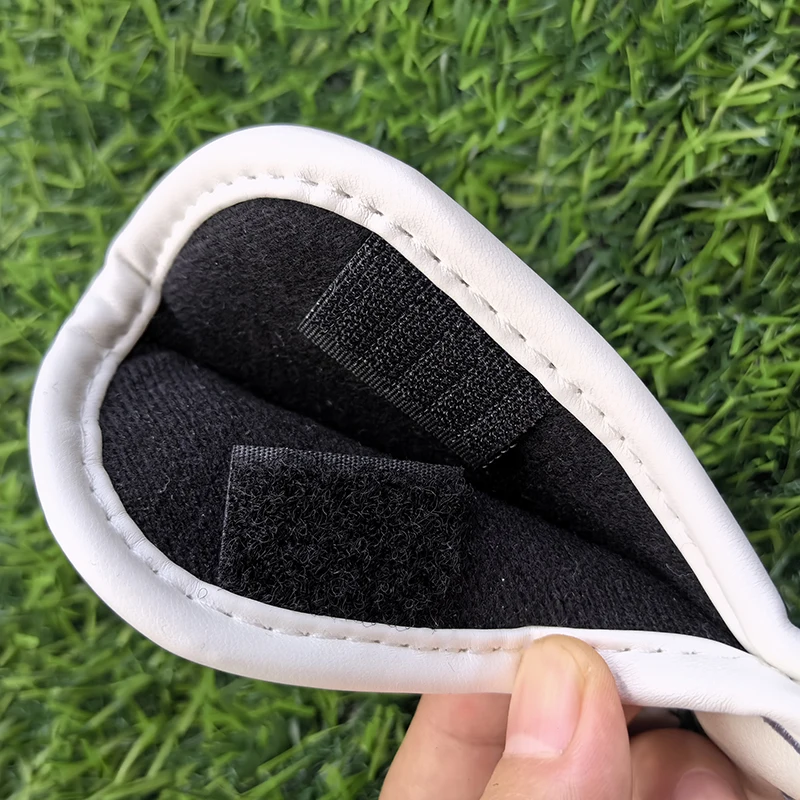 wizard 10 pieces Golf Iron Head Covers Iron Headcovers PU Leather Wedges Covers Fast delivery