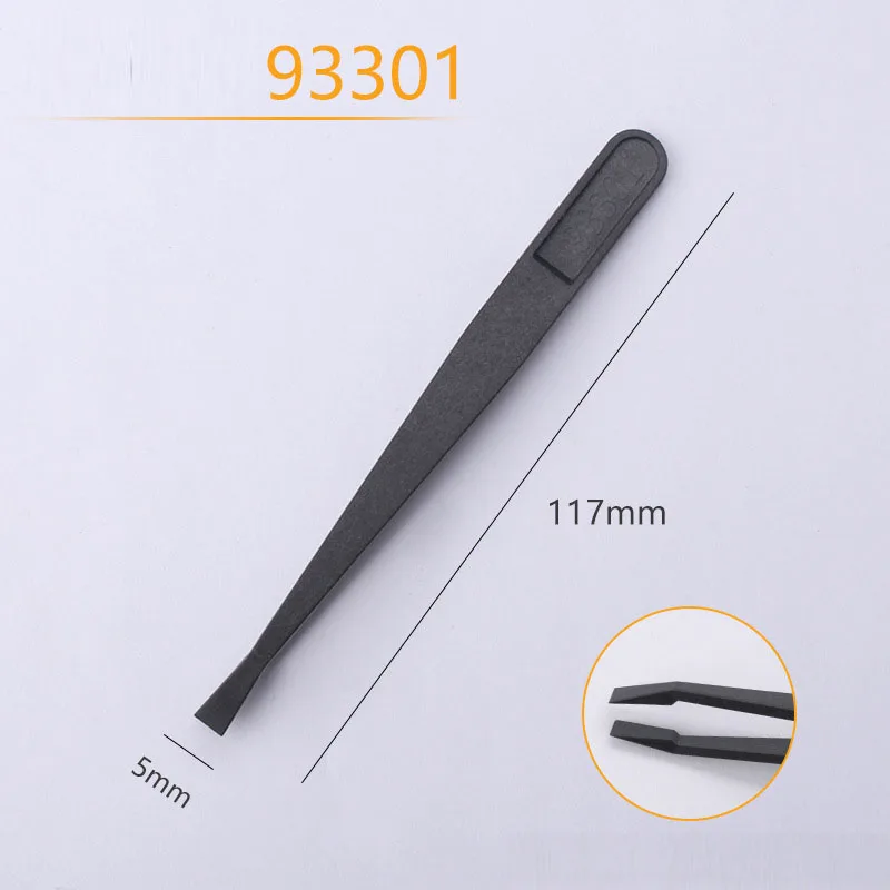 8 قطعة/الوحدة متعددة الوظائف مكافحة ساكنة ملاقط بلاستيكية ملاقط بلاستيكية صلبة مكونات إلكترونية المنتقى متعددة الأغراض الصناعية #3