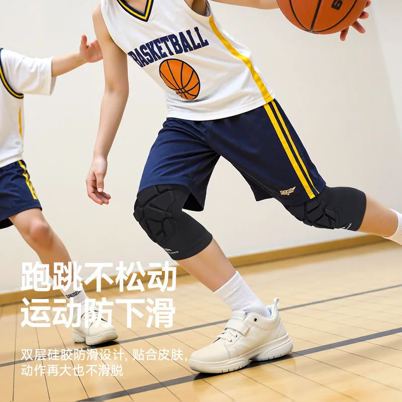 Kneepad Sports Protection Breathable Football Basketball Outdoor Sports Kneepad Protection Professional Knee Anti-drop Durable view 4