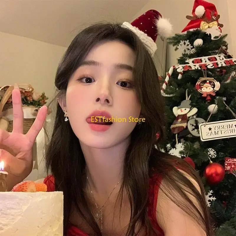 Y5GC Christmas Party Props Tree Hair Hoop Cosplay Costumes New Year Stage Christmas