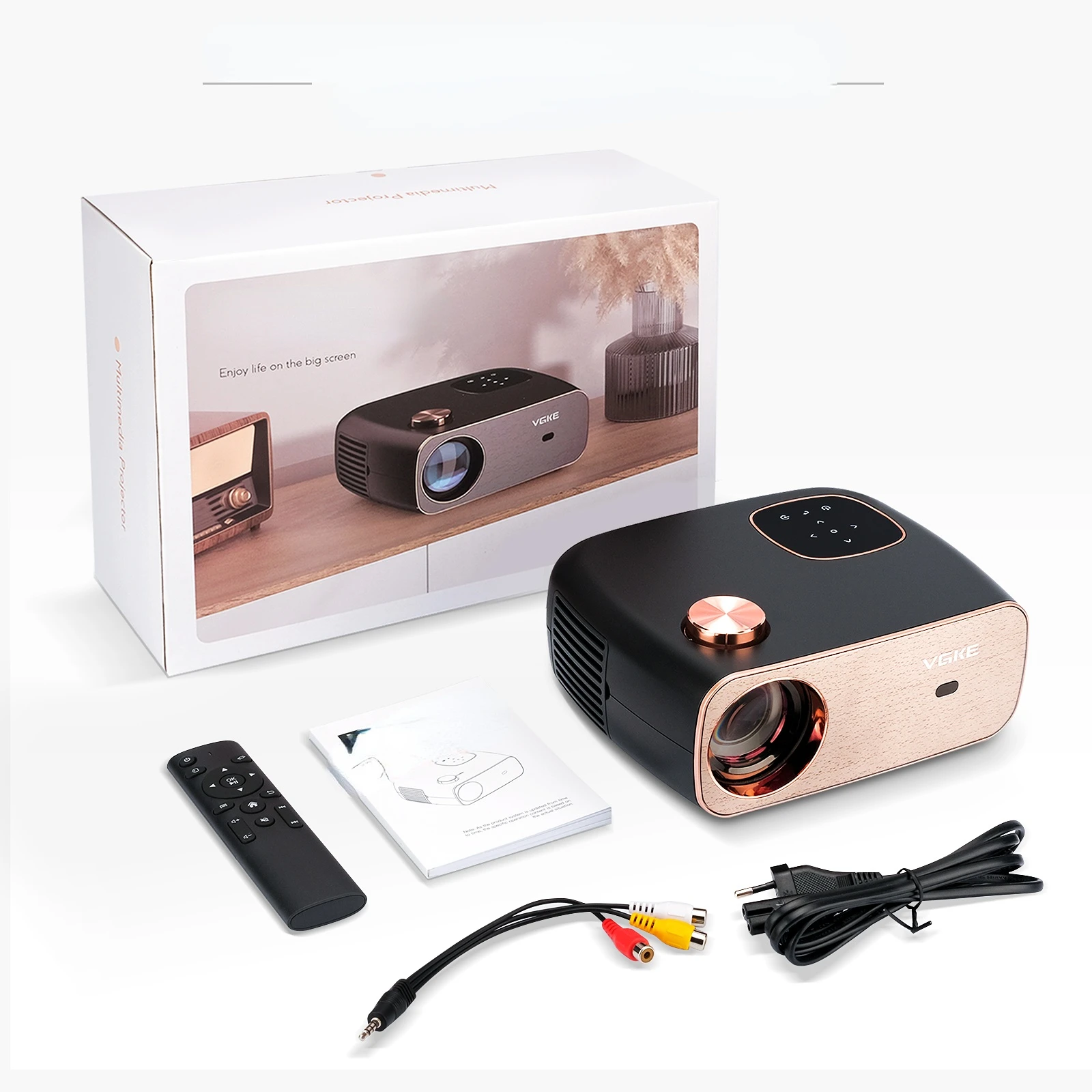 Home Theater 1080P Projector For 3D Cinema  presentation equipment Support