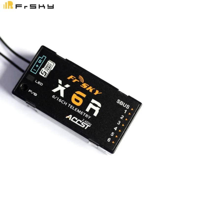 FrSky X6R 16CH 2.4G SBUS Receiver PCB Antenna Smart Port Data Return for Taranis X9D Jumper T16 T18 RC Drone