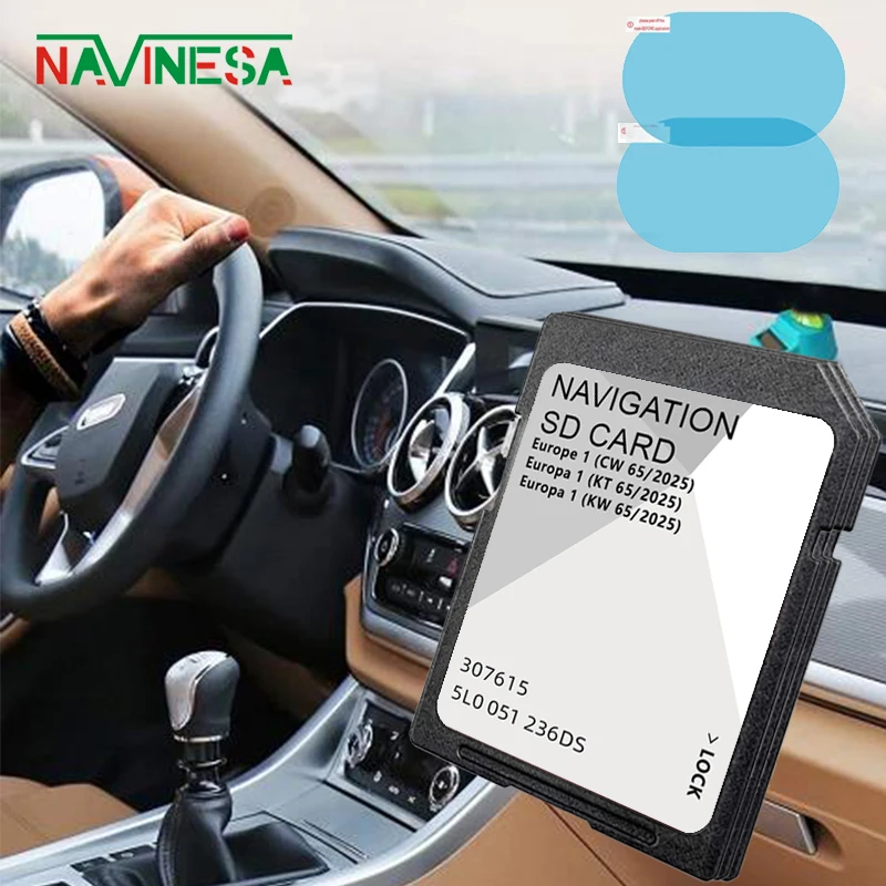 32GB New Navigation for Skoda Octavia III (5E) from 2015-2020 MIB2 GPS SD Card A1 2025 Sat 5L0051236DS Nav GPS Card