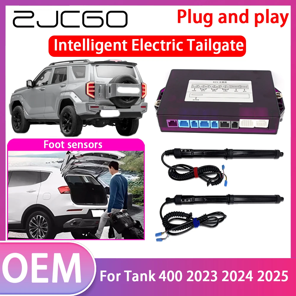 ZJCGO Electric Tailgate Lift Drive Trunk Opening Tail Gate Lift Soft Close For Tank 400 2023 2024 2025