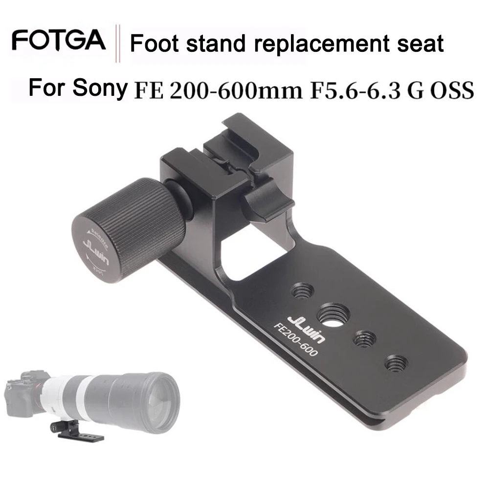 

FOTGA For Sony FE 200-600mm F5.6-6.3G Camera Lens Tripod Replacement Seat Lens Tripod Ring Suitable Quick Release Tripod Collar