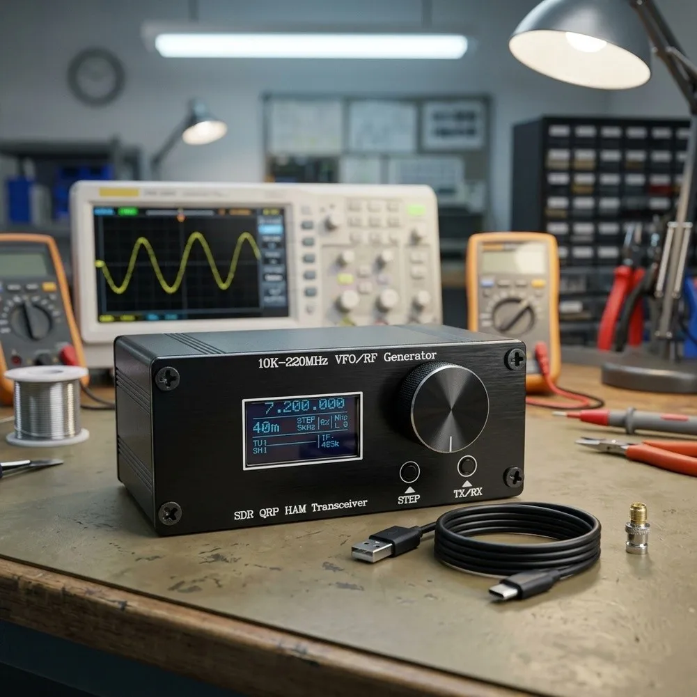 I2C Data Connection For Display Amateur Radio RF Clock Generator VFO Oscillator Module I2C Two-wire Connection