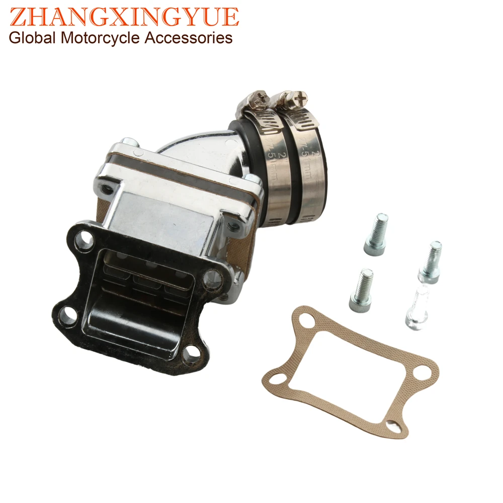 Racing Carburetor Manifold For Peugeot Buxy Elyseo Elystar Limbo Looxor Reggea Speedfight 2 Splinter Squab TKR Trekker 50cc 2T