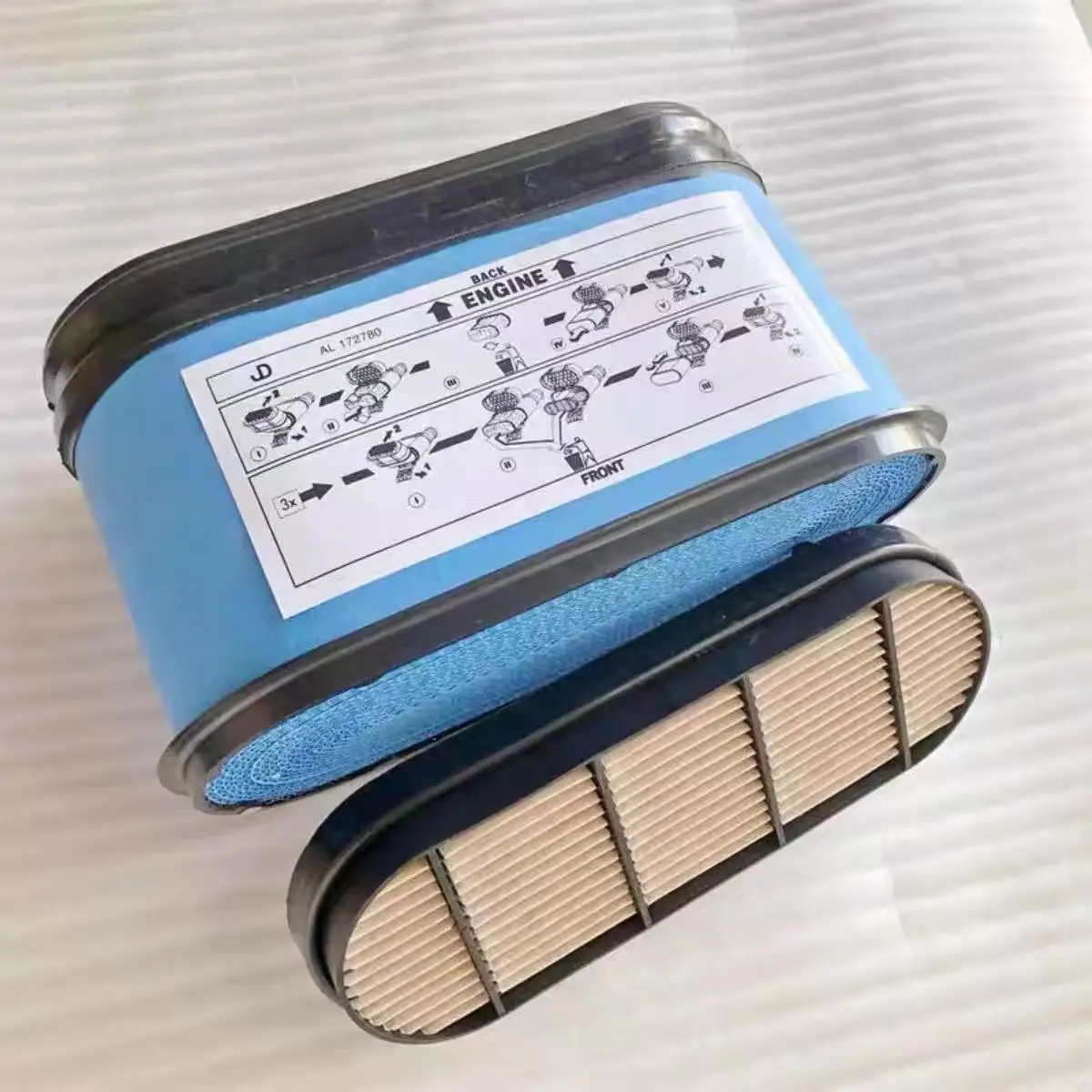 Picture 5: A Set Air Filter AL172780 AL150288 For John Deere 5E954 5E1004 6B954 6B1040 6J1654 Tractor