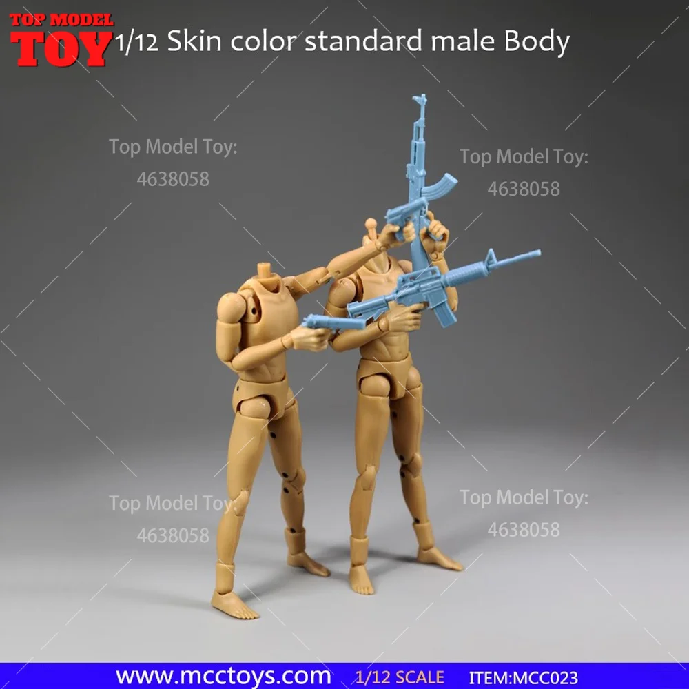 

MCCTOYS MCC023 1/12 Scale Narrow Shoulder Standard Joint Male Body 1.0 Flexible Mini 6 inches Action Figure Model Dolls Toys