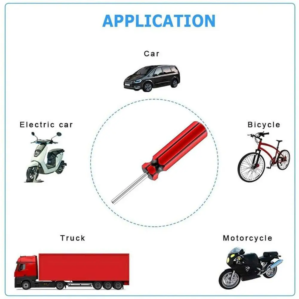 Bike Car Auto Screwdriver Valve Stem Core Remover Tire Tube Installer Bicycle Repair Install Tool Accessories Stem Core Remover