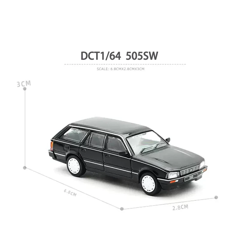 Modello di auto in lega pressofusa in scala 1:64 505 SW - Simulazione realistica Display statico Collettore Veicolo in miniatura Giocattolo Decorazione regalo!