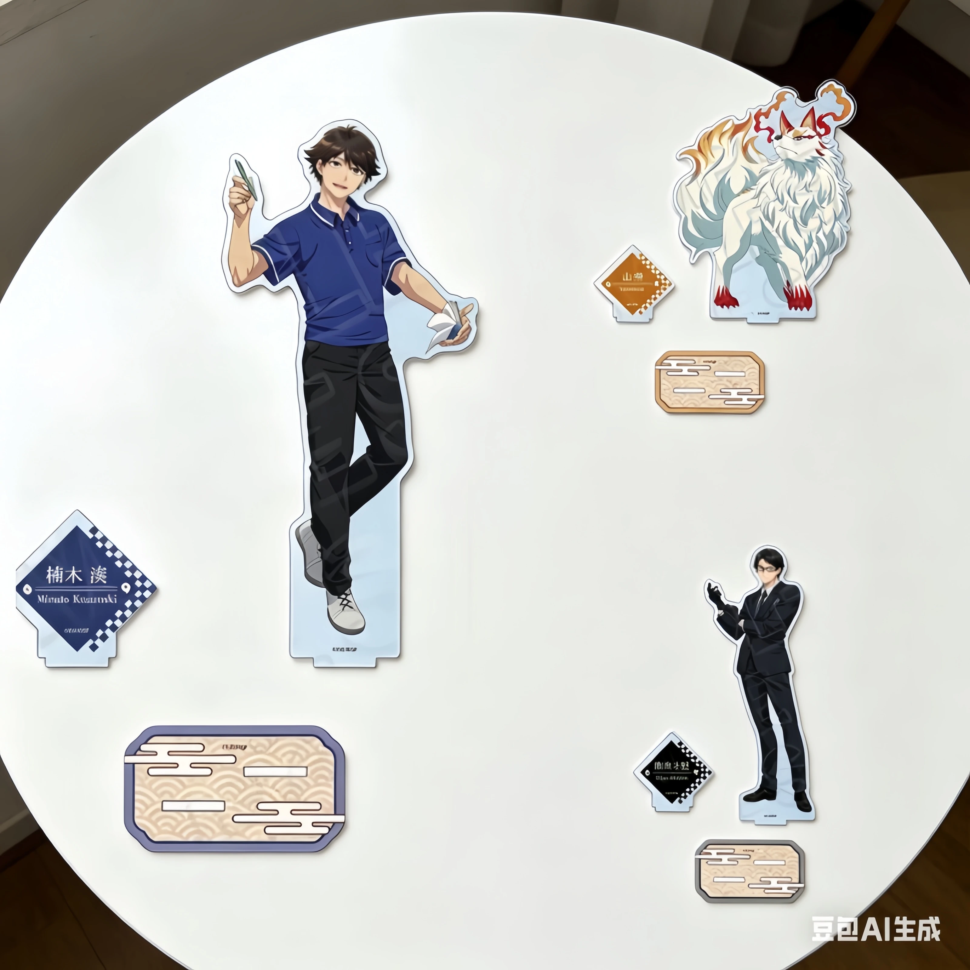 figura-de-acrilico-de-15cm-do-anime-kusunoki's-garden-of-gods-personagem-de-desenho-animado-kusunoki-harima-presente-chaveiros-decoracao-de-mesa-lembranca