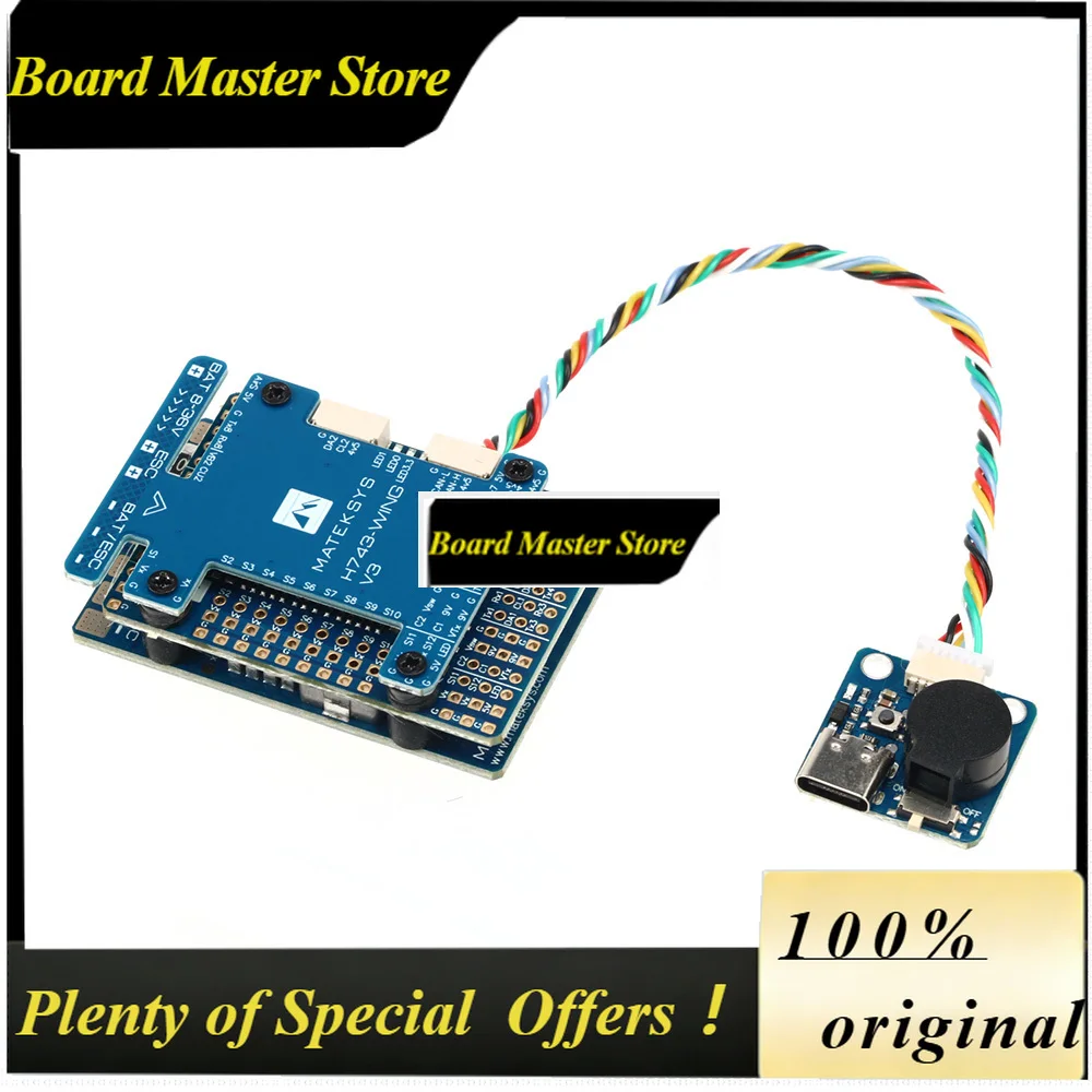 BoMaSMateksys Matek H743-Wing V3 H743 MatekH743 3-8S Flight Controller STM32H743VIH6 MCU For FPV Drone Part