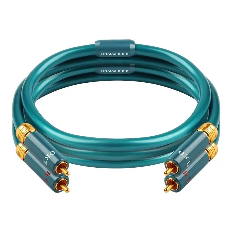 

Ortofon 1 пара 8n посеребренный монокристаллический медный балансир RCA к RCA сигнал Lotus к аудиокабелю Cannon