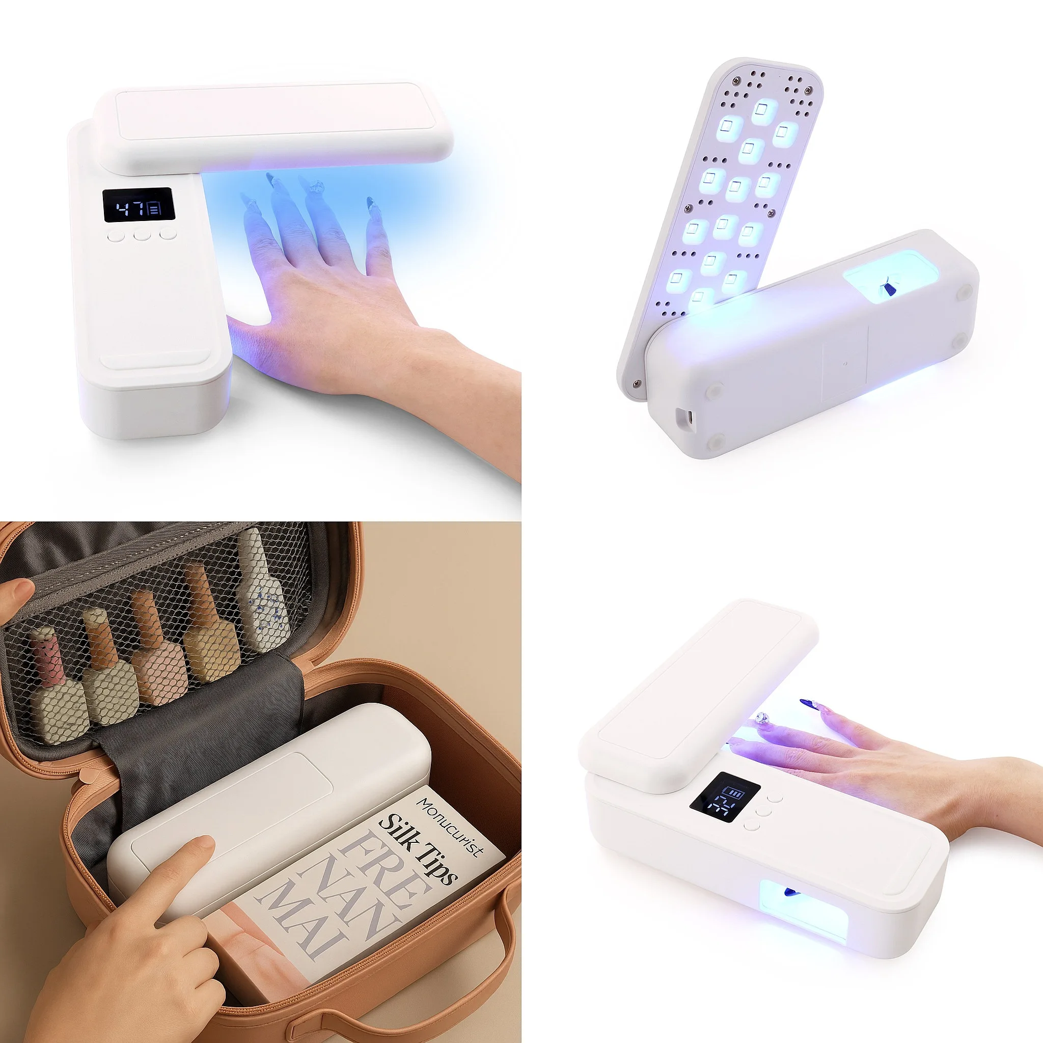 All New Design UV Protection  Portable Wireless Nail Lamp Cordless Rechargeable UV Lamp