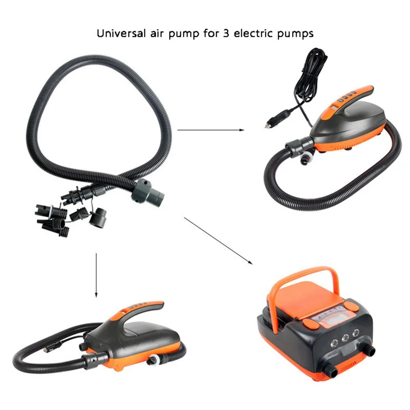 

A64T-3X Kayak Paddle Board Surfboard Assault Boat Accessories Electric Air Pump Inflatable Tube For Stermay 782 Air Pump